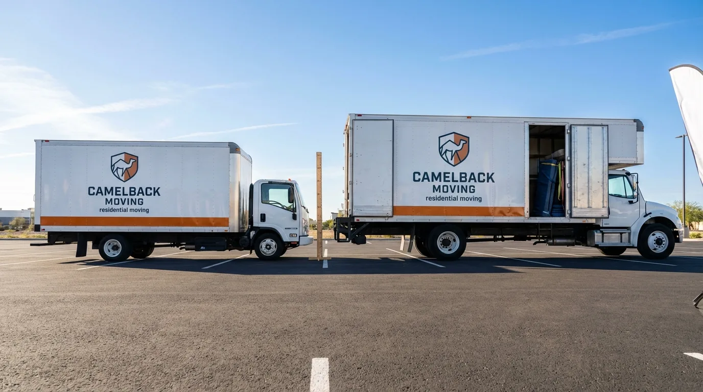 Moving truck size capacity guide in East Grand Forks